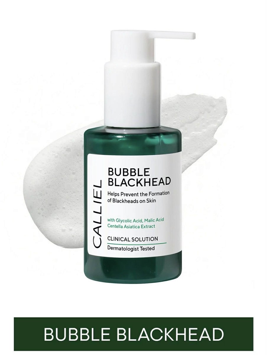 Calliel Anti-mee-eter - Anti-Blackhead Bubble - Herstel Anti-mee-eter - Helpt de vorming op de huid te voorkomen - Glycolzuur - Appelzuur - Centella Asiatica-extract - Dermatologisch getest - Alle huidtypes - 120 ml