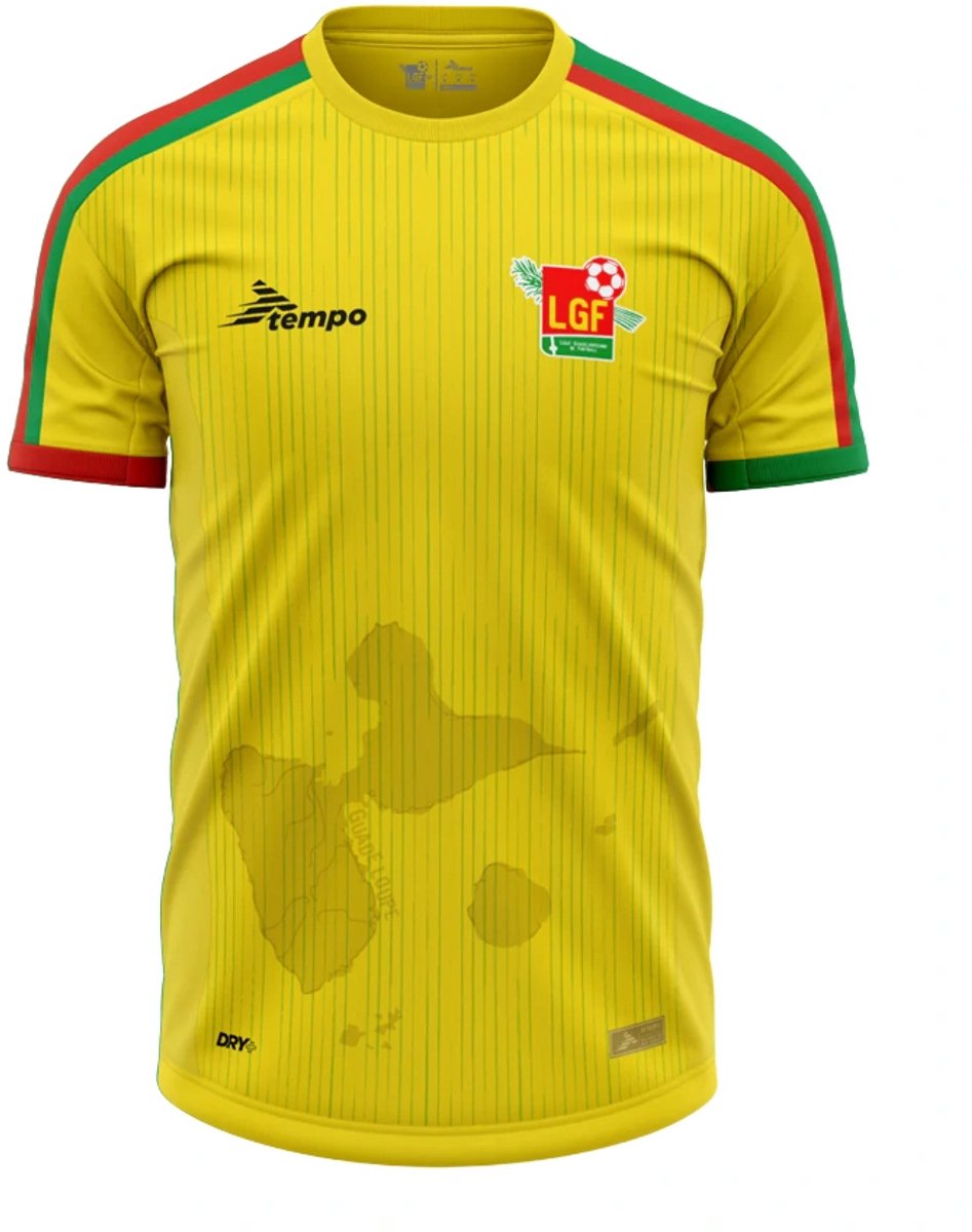 Guadeloupe Derde Shirt 2025 - Nationaal Elftal Guadeloupe - Voetbalshirt - Tempo Sport - Maat L - Globalsoccershop