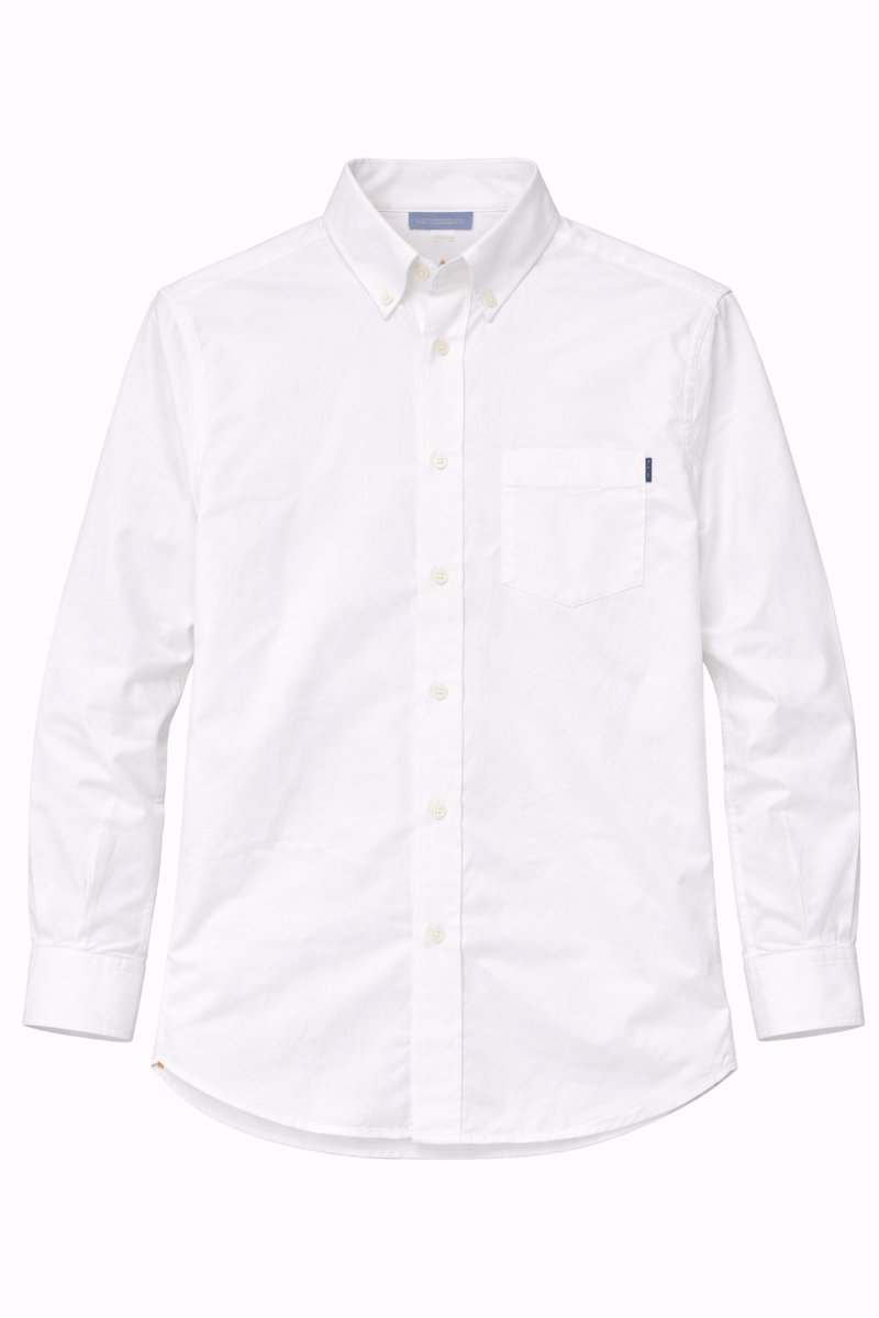 Overhemd Harvest heren wit – maat XXL – lange mouw – slim fit – 100% katoen – klassiek business overhemd