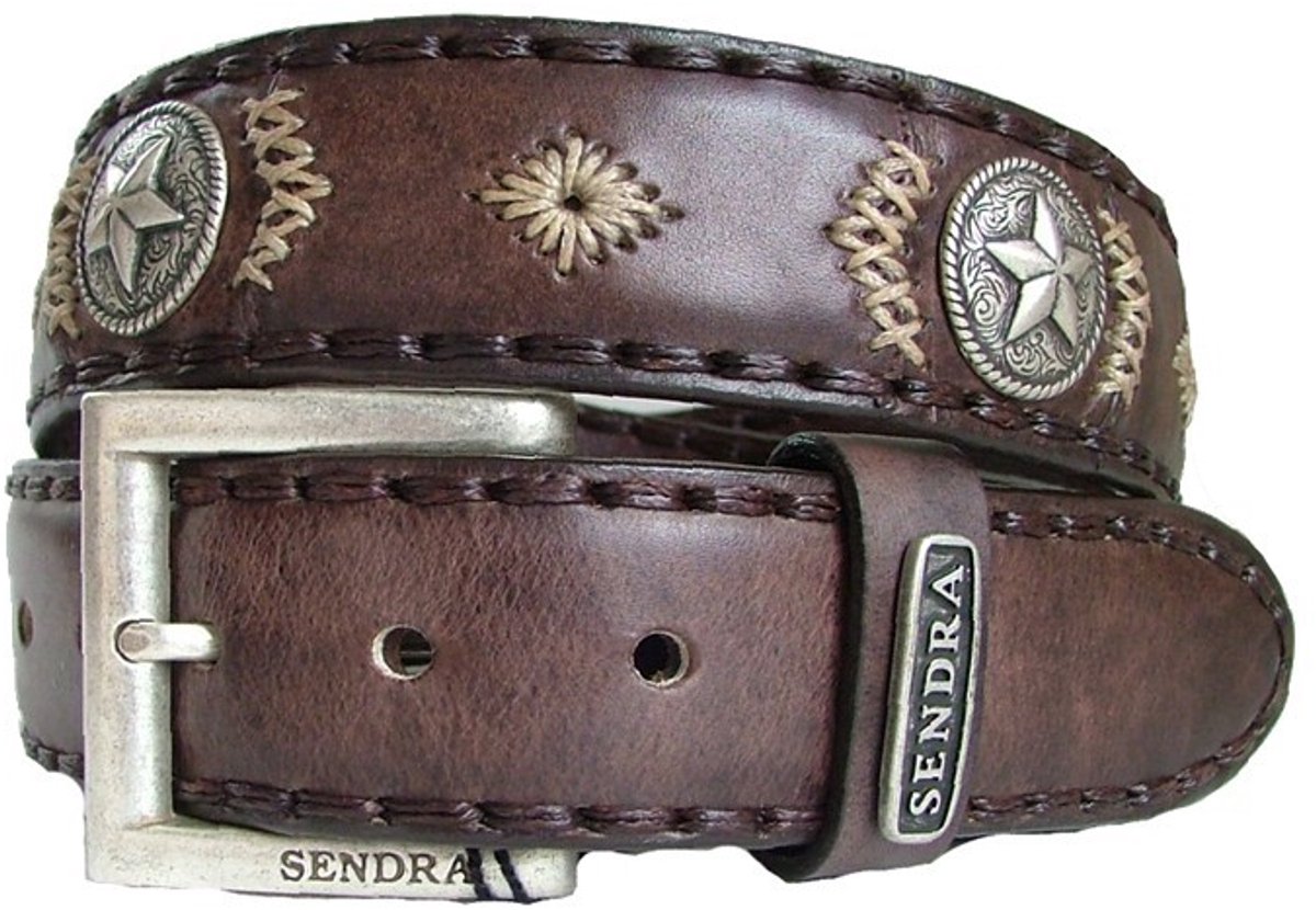 Sendra leren riem 5358 bruin