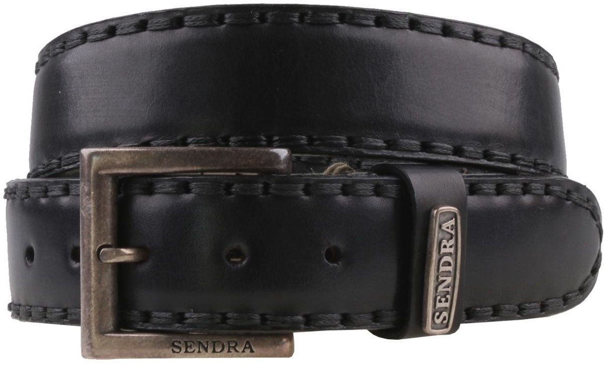 Sendra leren riem 8563 zwart