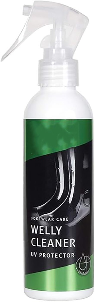 Famanu – Laarzen Reiniger Wellington Laarzen Rubberen schoeisel Reinigingsspray UV Bescherming Laars- en schoenbescherming 200 ml 7 fl. oz. Transparant