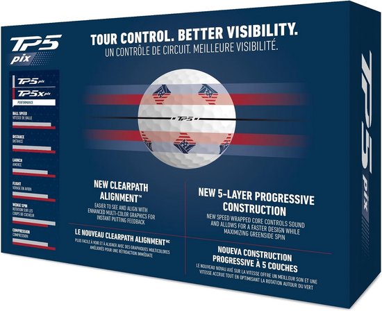 Golfballen Tour Prestatie 5-laags Zacht Gevoel van Merkloos — afbeelding 3