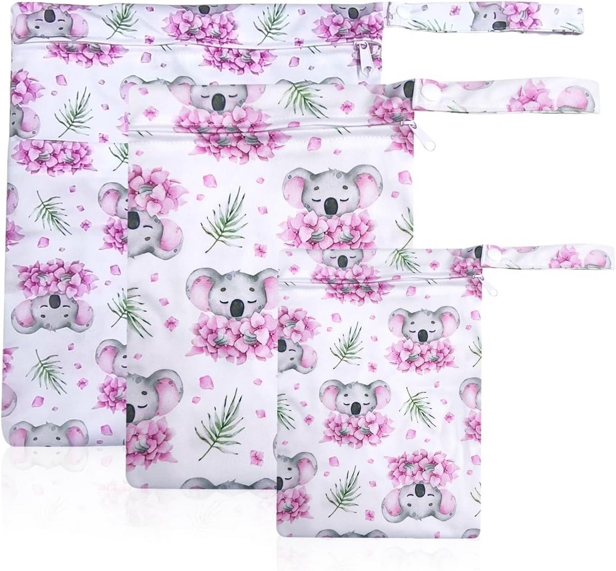 Set van 3 Waterdichte Luiertassen met Koala Print