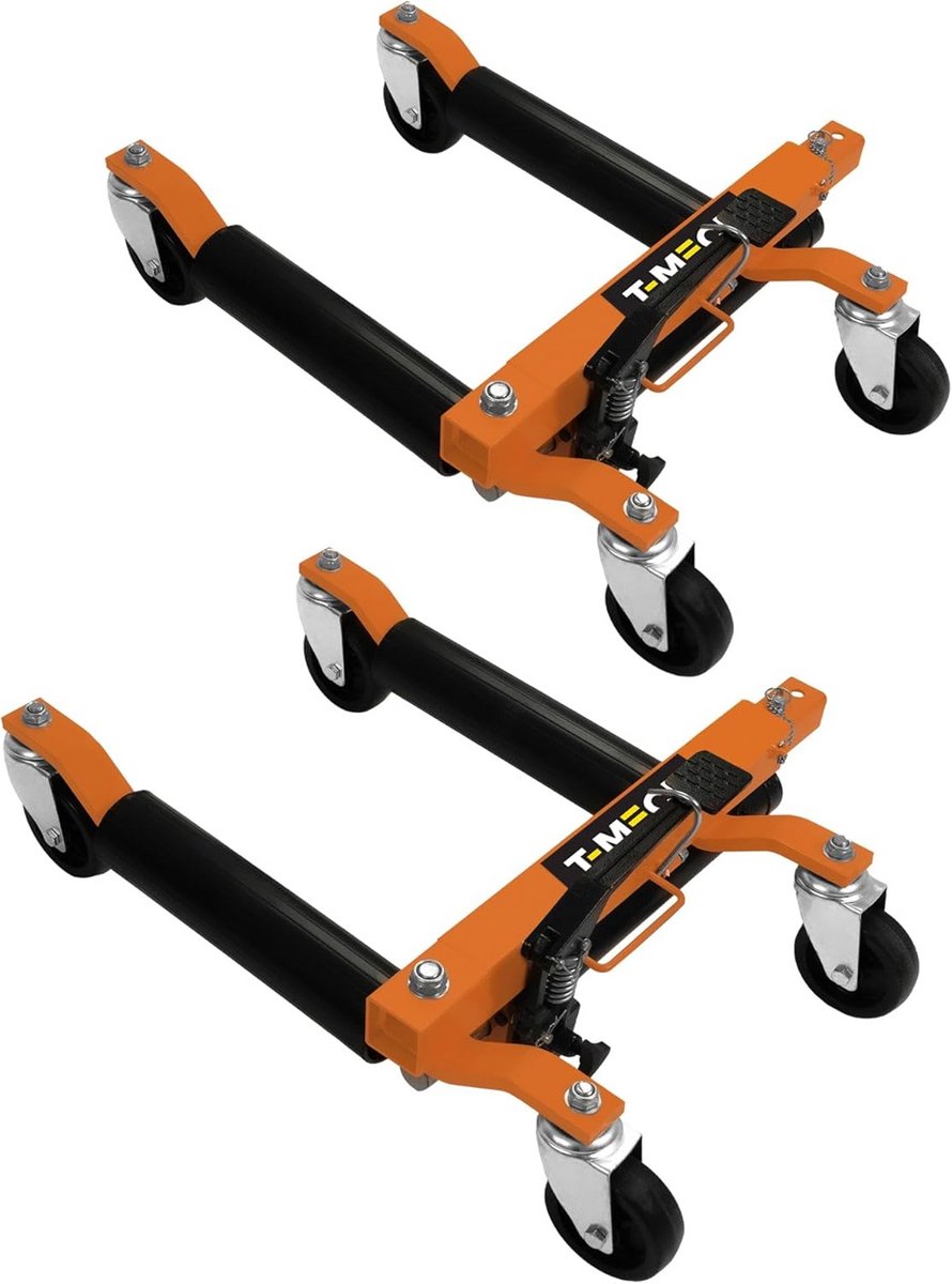 2x Hydraulische Wielverplaatser: Manoeuvreerhulp voor Auto's tot 680kg per Stuk