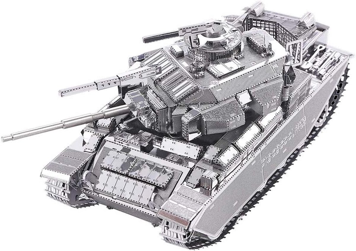 3D Metalen Puzzel Tank Modelbouwset voor Volwassenen en Hobbyisten - Knutselpakket