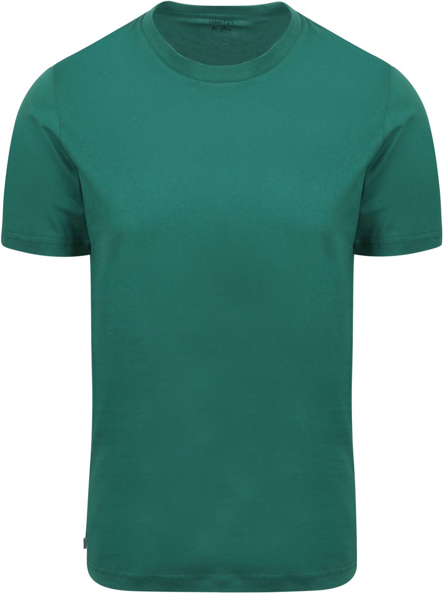 King Essentials The Steve T-Shirt Mid Groen - Maat XL - Heren - Casual T-shirts