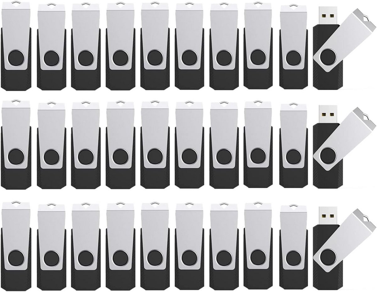 Bulk USB Stick Set 100 Stuks 4GB USB 2.0 Draaibaar Geheugenstick