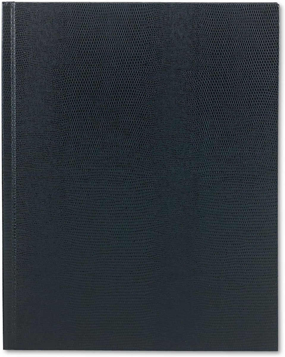 Groot Executive Notitieboek 11 x 8,5 Inch - College & Marge - 150 Vel - Blauwe Harde Kaft