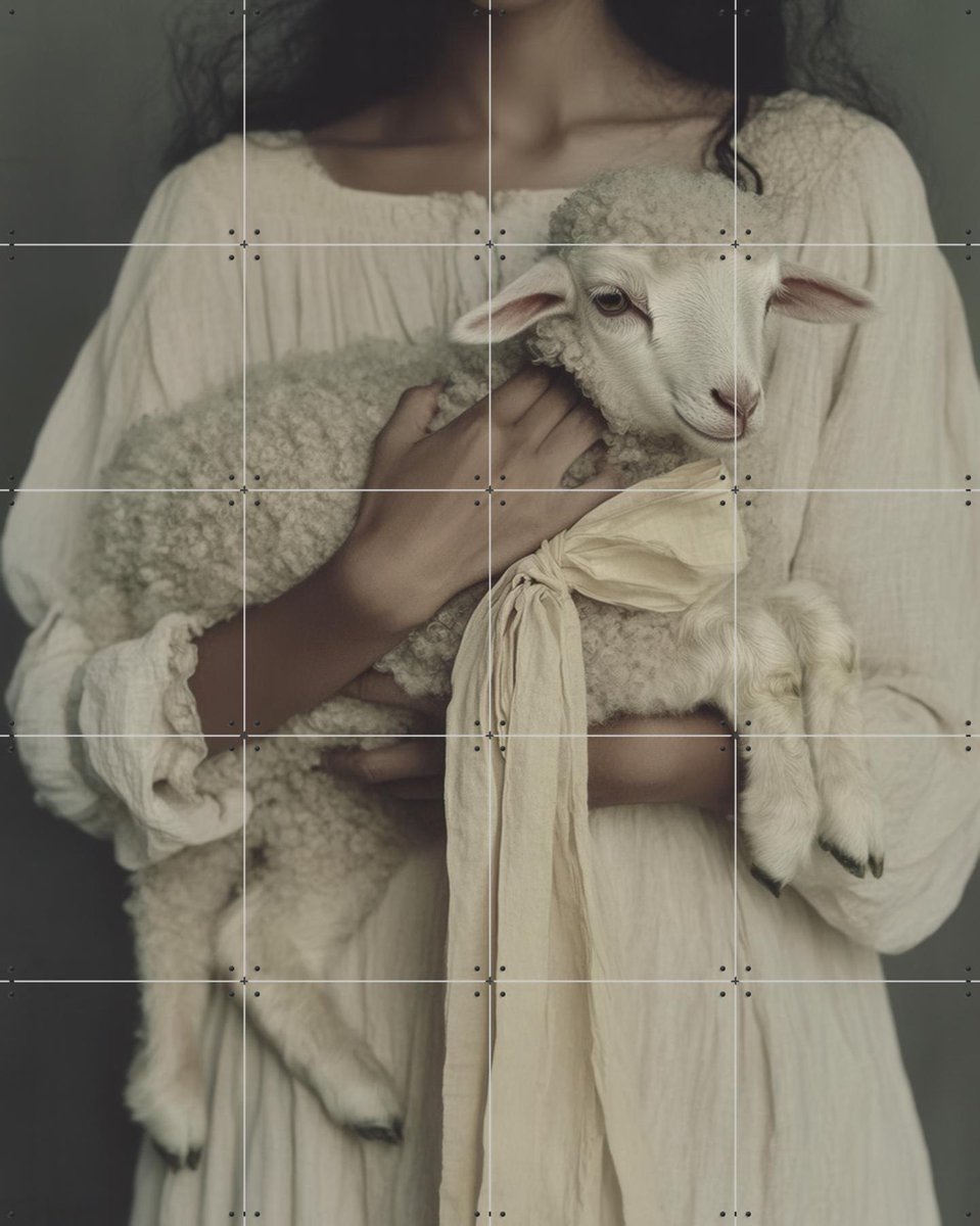 IXXI Maya, STUDIO HANNAH LEMHOLT - 80 x 100 cm - Gratis ophangtool - Grote wanddecoratie en posters - Naturalisme, Vintage, Fotografie, Woonkamer