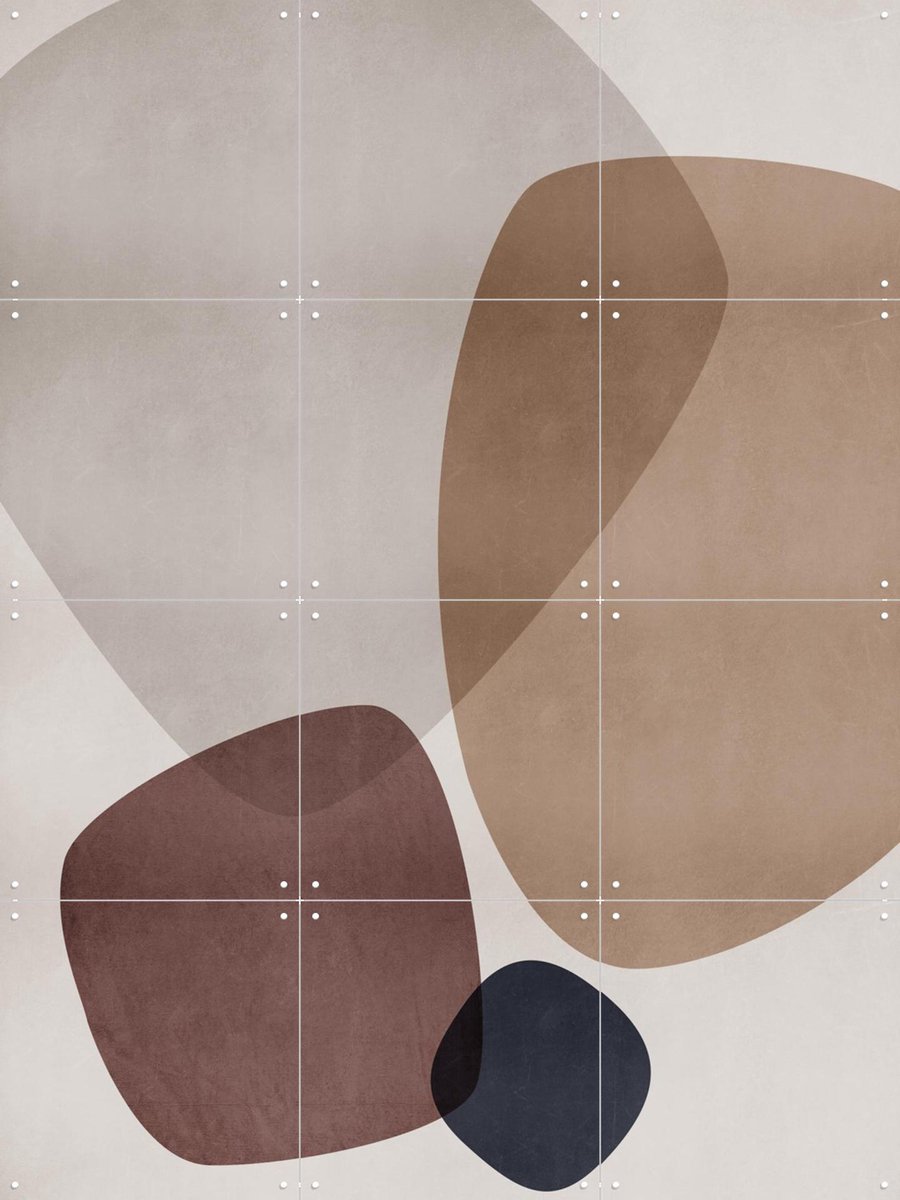 IXXI Graphic 207, Mareike Böhmer - 60 x 80 cm - Gratis ophangtool - Grote wanddecoratie en posters - Grafisch Ontwerp, Abstract, Geometrische Kunst