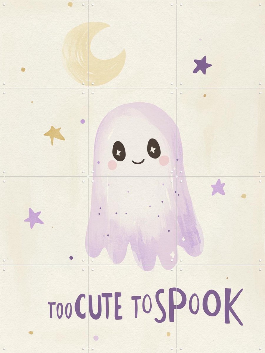 IXXI Too Cute To Spook, Treechild & Various - 60 x 80 cm - Gratis ophangtool - Grote wanddecoratie en posters Kinderkamer, Babykamer, Kinderen, Baby