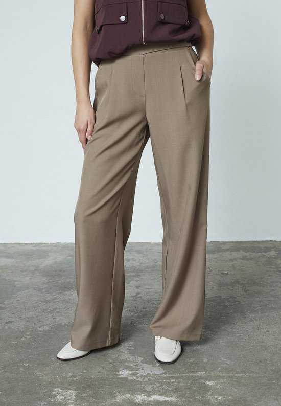 SISTERS POINT Viksa-Pa - Dames Broek - D.sand mel - Maat XL