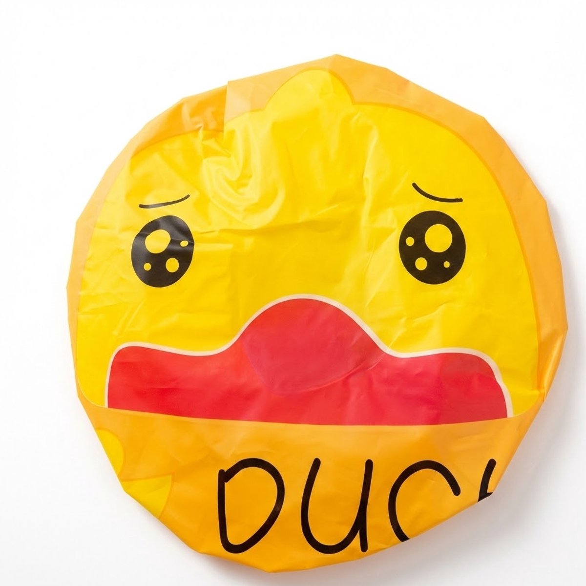 Gele douchekap douchemuts met eend print – waterdichte badmuts met elastische rand – herbruikbare douche accessoire voor dames, heren en kinderen