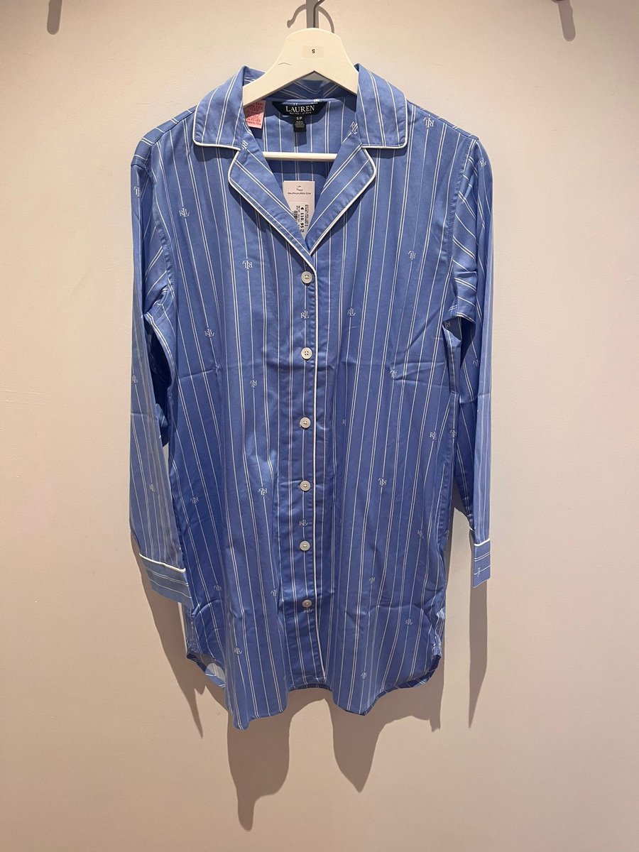 Ralph Lauren, slaapkleed, geweven katoen, S
