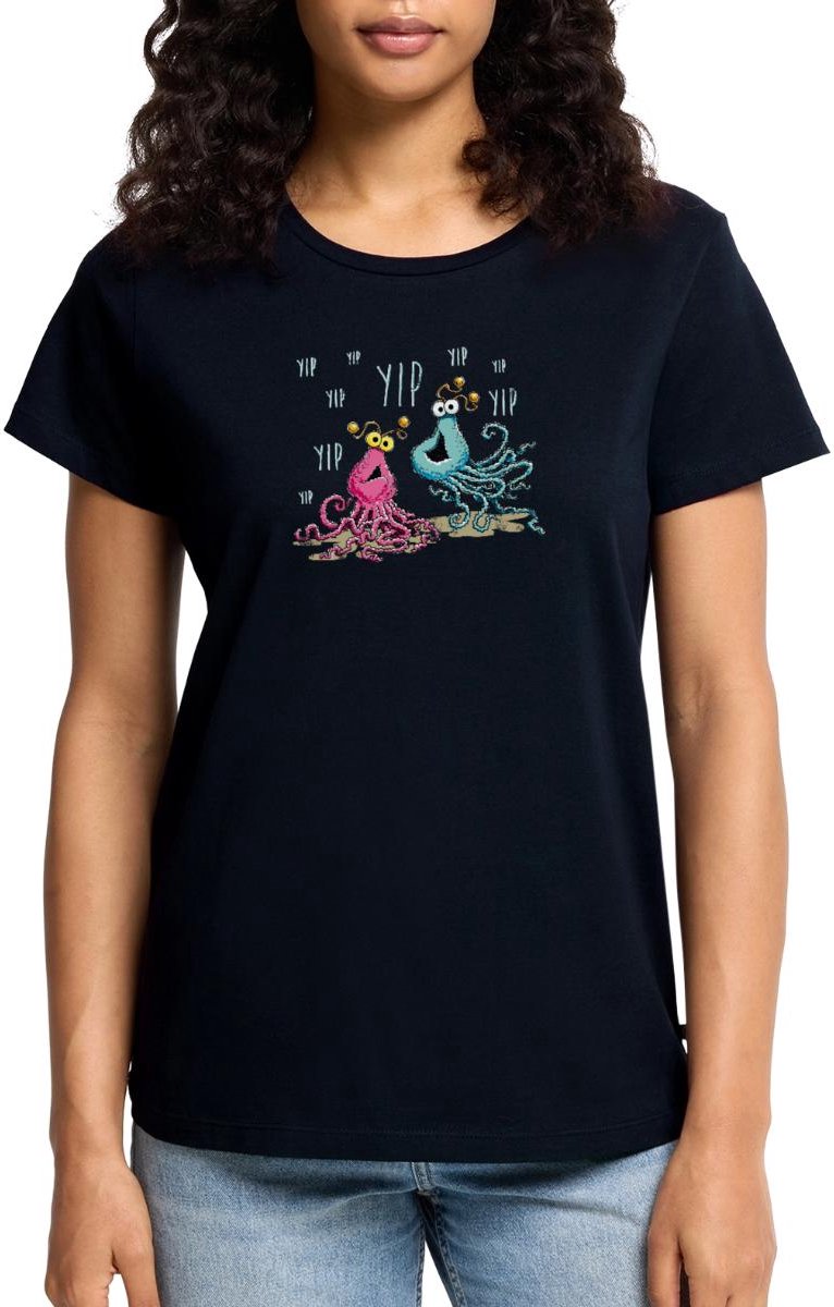 Sesamstraat Yip Yip Alien Premium T Shirt Dames