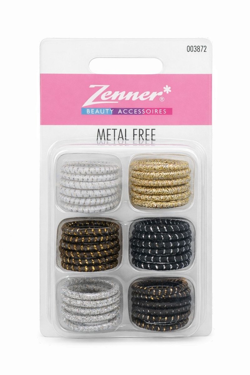 Zenner Gekleurde Haarelastiekjes – 36 Stuks – 20 mm – 2 mm Dik – Zacht & Rekbaar – Voor Baby, Peuter & Meisjes