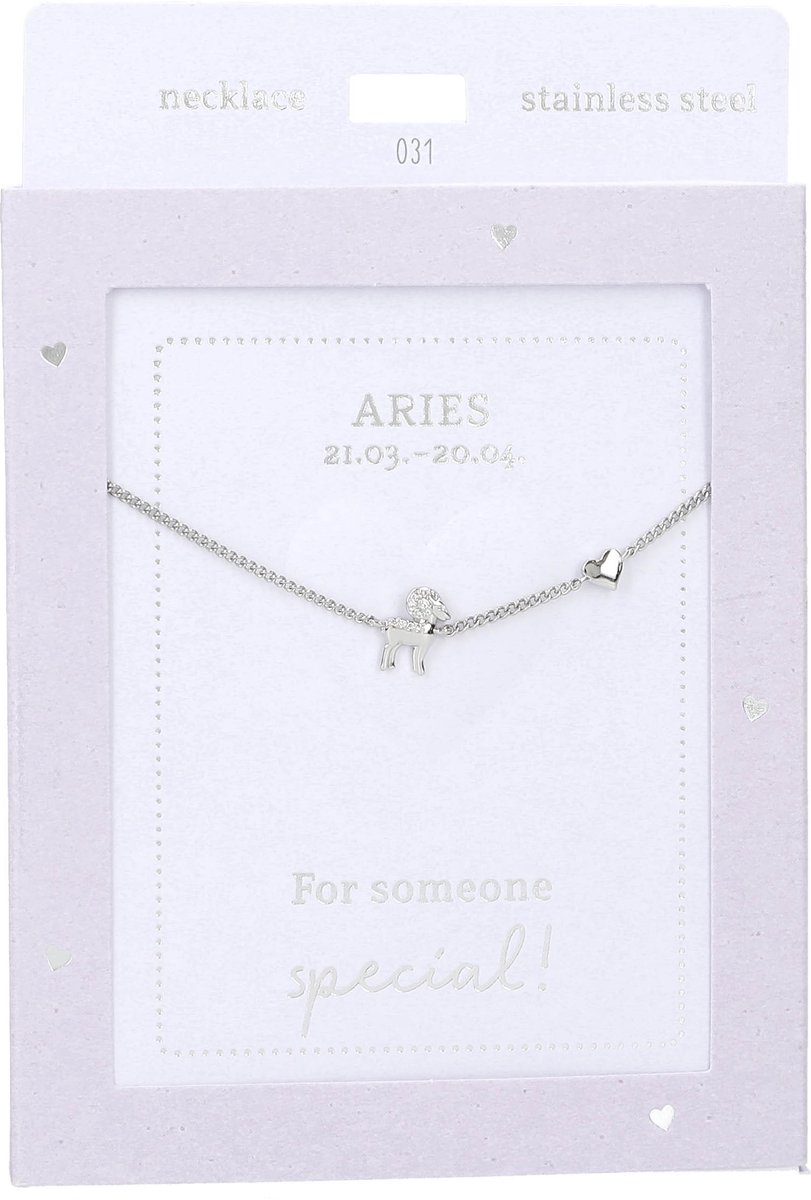 Depesche - Ketting "Heart of Gold" - mot. 031 - Aries