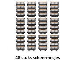 K&R Ventures Scheermesjes - Geschikt voor Fusion5 - 48 stuks