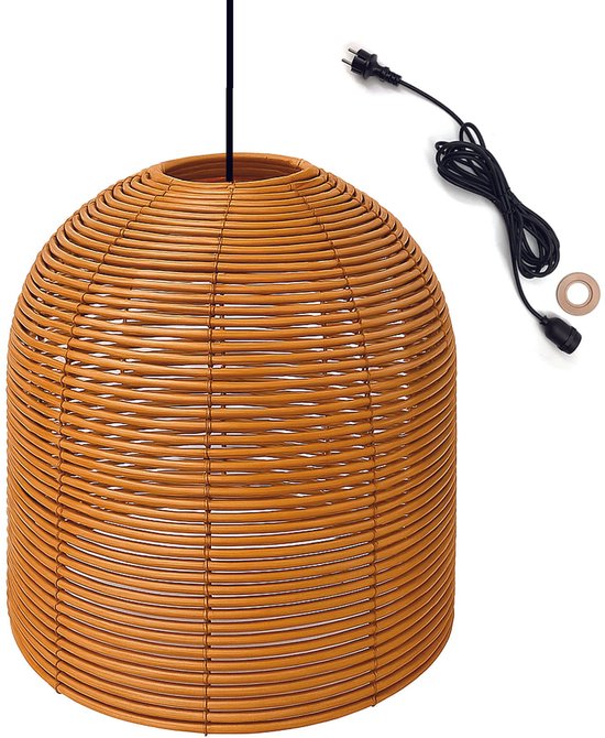 Tafellamp Sumi van natuurlijk rotan, diameter 26 cm Tafellamp Sumi van natuurlijk rotan, diameter 26 cm
