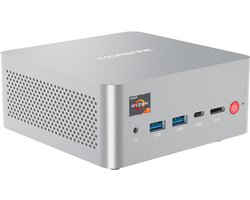 MOREFINE M900 AMD Ryzen™ 7 H 255 Mini PC, mini pc desktops, mini pc met windows 11 (8c / 16t, up to 4.9GHz), HDMI/DP / USB4 (4K @ 144Hz), 2.5G LAN, Wi-Fi 6 / BT5.2 / 16GDDR5 5600MHz +1T PCIe4