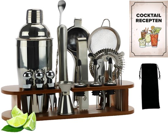 KitchenBrothers Cocktail Set - 25 delig