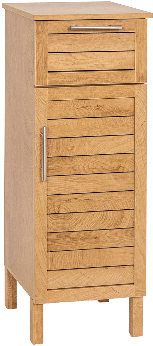 4bathroomz Bozen Badkamerkast halfhoog - 93 cm in Houtlook - Bruin