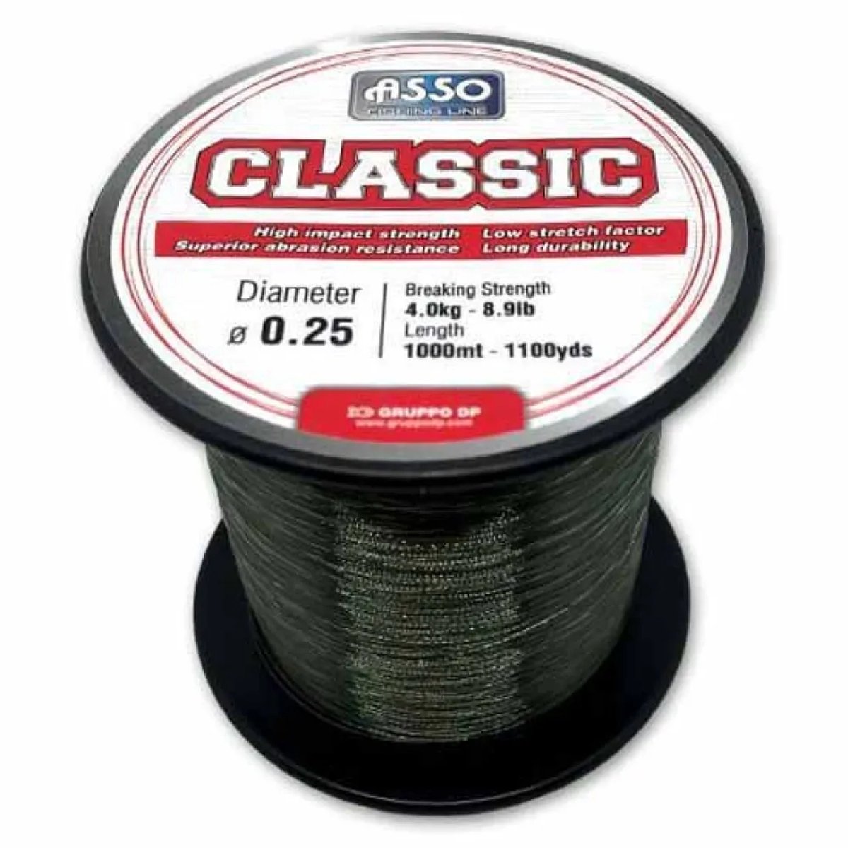 Asso Classic 1000 M Monofilament Zilver 0.350 mm