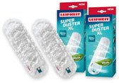 Recharge pour plumeau Leifheit Superduster XL - microfibre - 56 cm - lavable 50 fois - lot de 2 chiffons de rechange