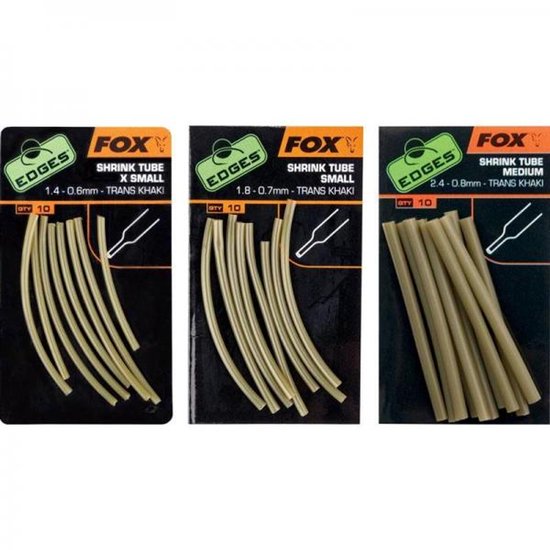 Shrink Tube Trans Khaki X10 Edges Fox van Fox — afbeelding 4
