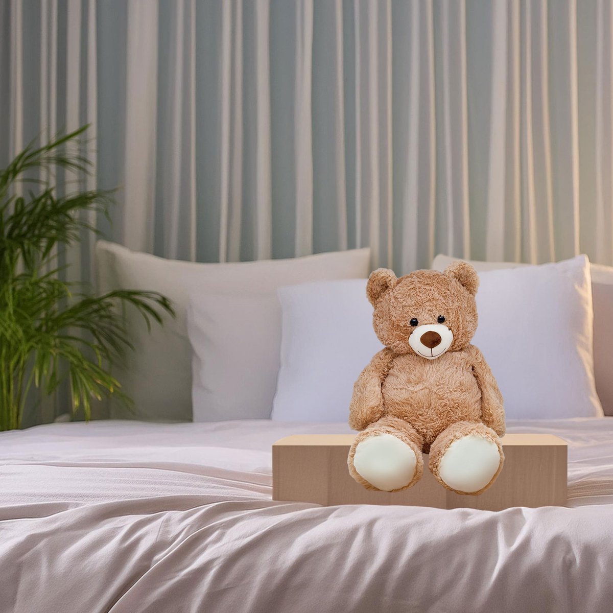 XL Knuffel Beer - Teddybeer - Knuffels - Pluche Beer - 50cm Hoge Kwaliteit Knuffeldier - Teddybear Groot - Knuffelbeer — afbeelding 8