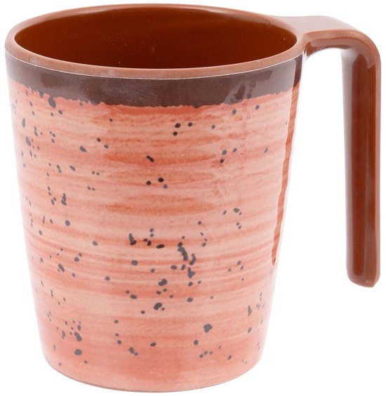 Bo-Camp Mok L - Halo - 4 Stuks - Melamine - clay van Merkloos — afbeelding 2