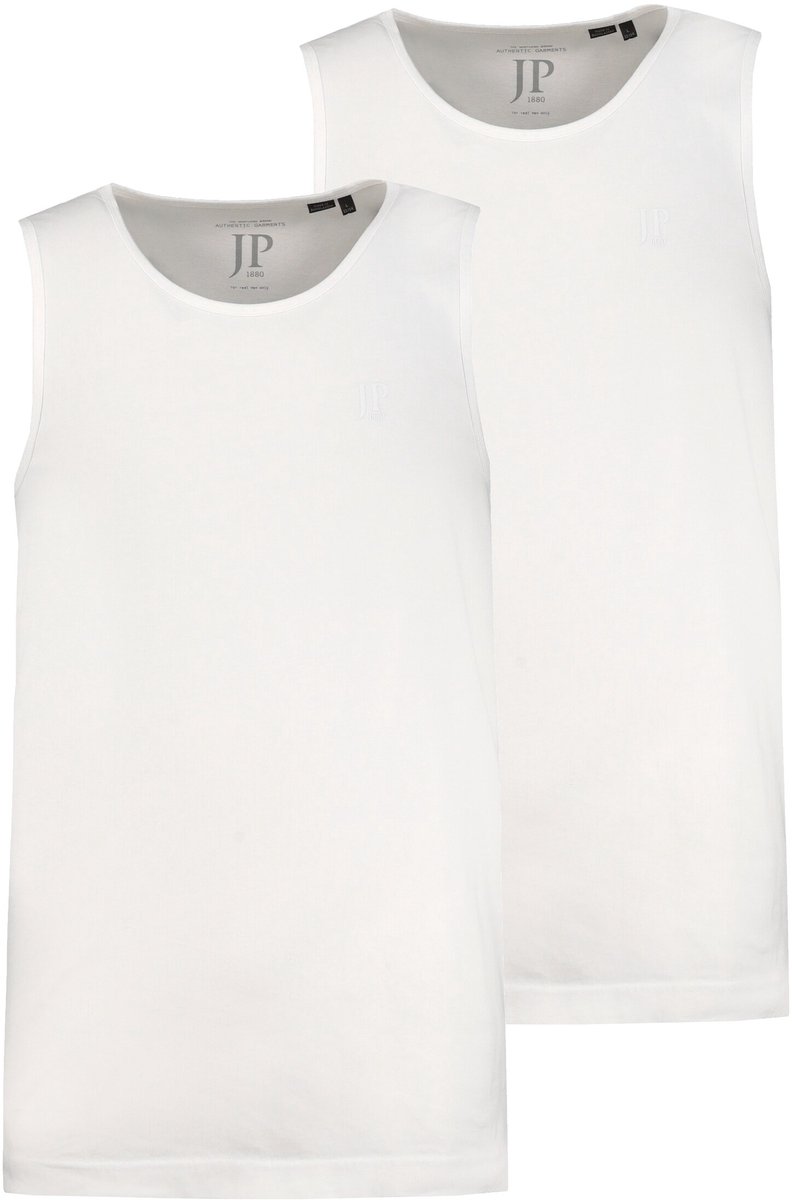JP 1880 - Heren - Tanktops duopak basic mouwloos - Sneeuwwit - Maat 3XL