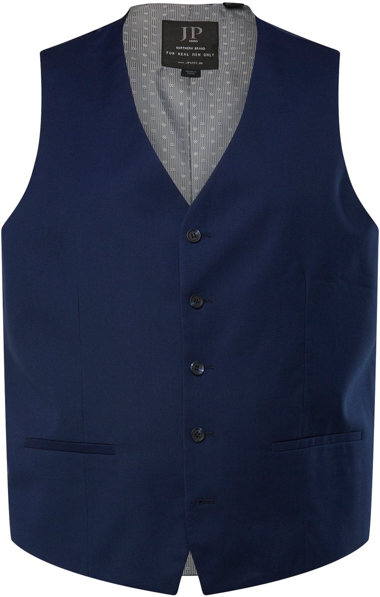 JP 1880 - Heren - Business-gilet Kasos mix & match FLEXNAMIC® - Donkermarine - Maat 60