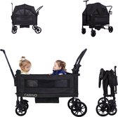 Step2 Wagen for Two Chariot enfant avec 2 sièges - Chariot pour enfants en vert