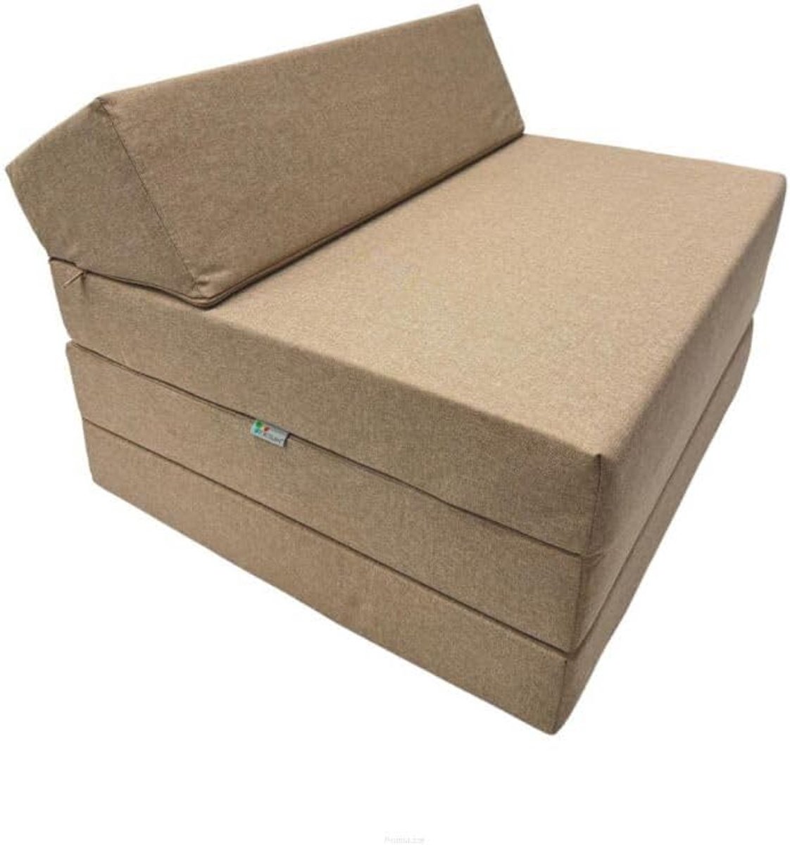 3-Delige Vouwmatras (200x70x10 cm) - Opvouwbaar Gastenbed met Waterdichte Outdoorhoes