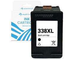 MartyPrint geschikt voor HP 338XL (C8765EE) inktcartridge zwart