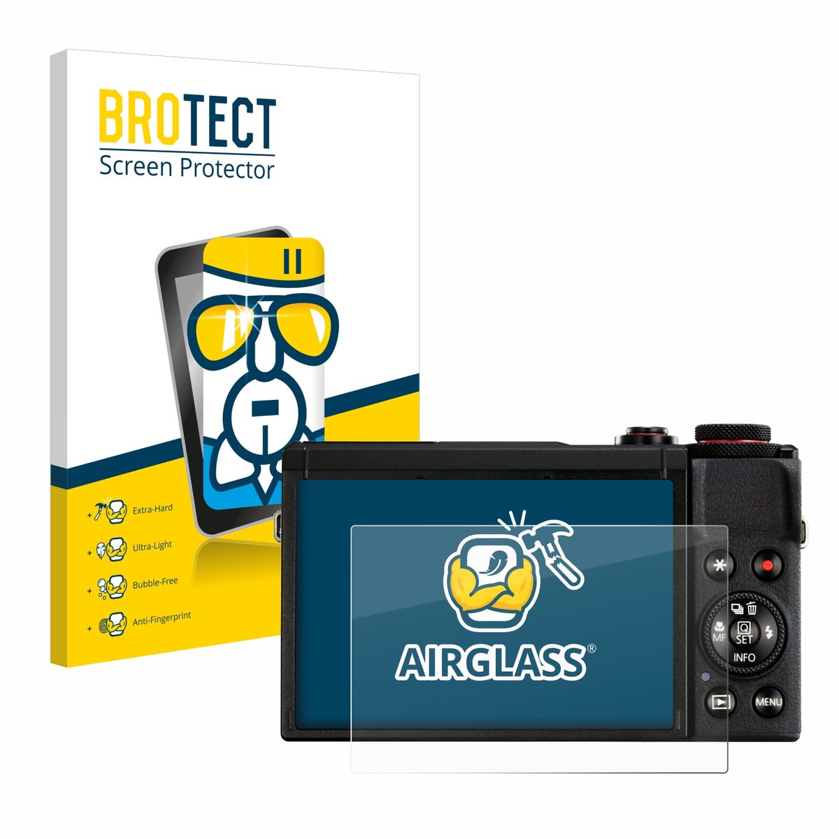 Screenprotector voor Canon PowerShot G7 X Mark III Beschermglas transparant
