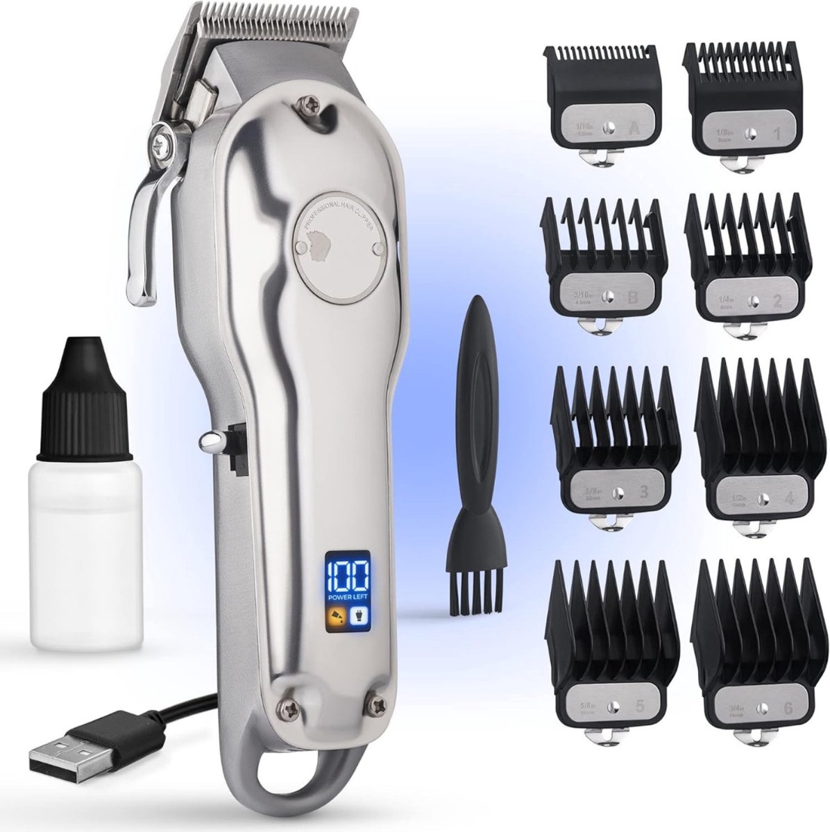 REN® Trimmer Mannen Schaamstreek - Trimmer Schaamstreek - Bodygroomer Mannen - Trimmer - Zilver - 25cm x 16cm x 9cm