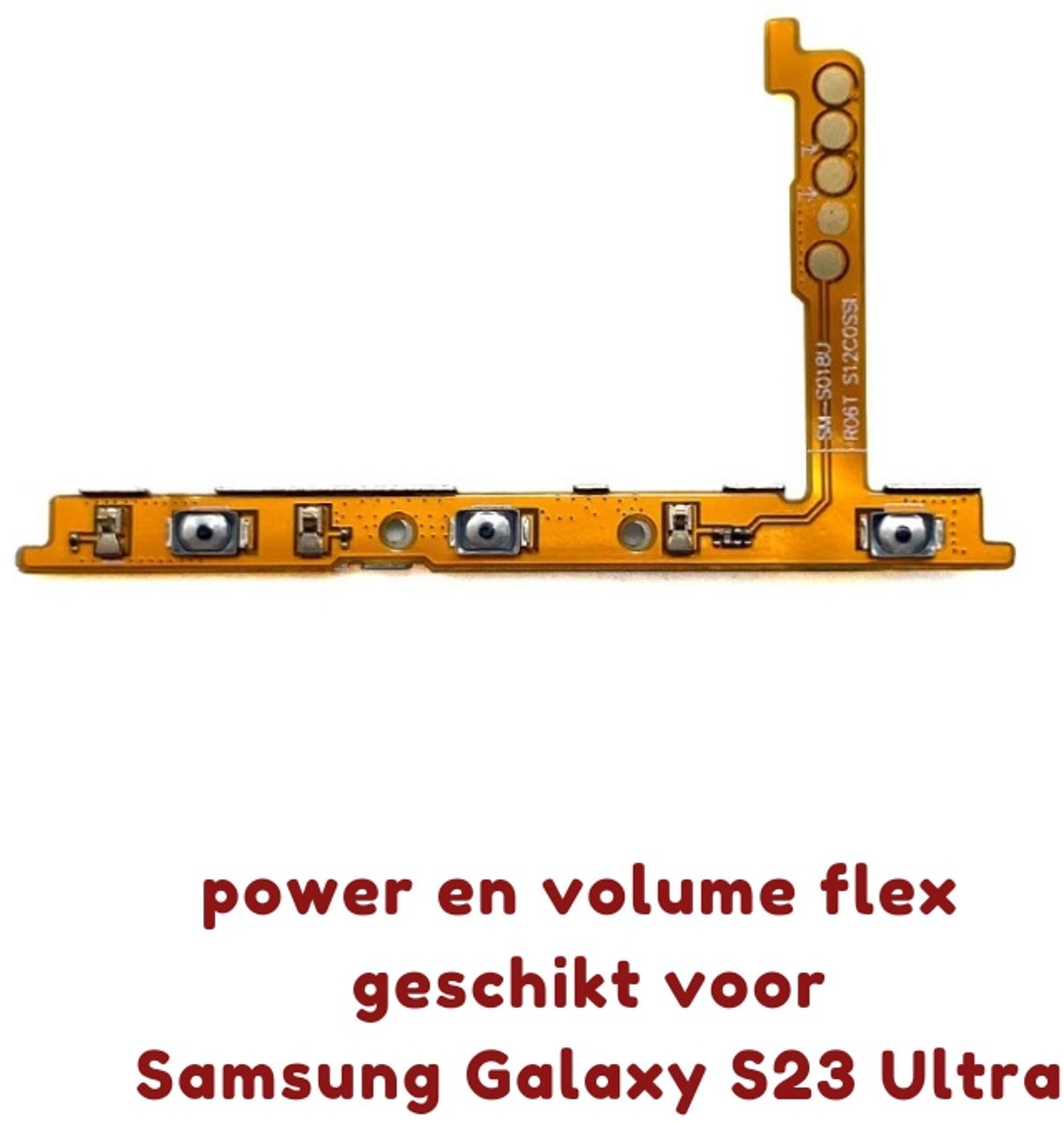 Power en volume flexkabel voor Samsung Galaxy S23 Ultra