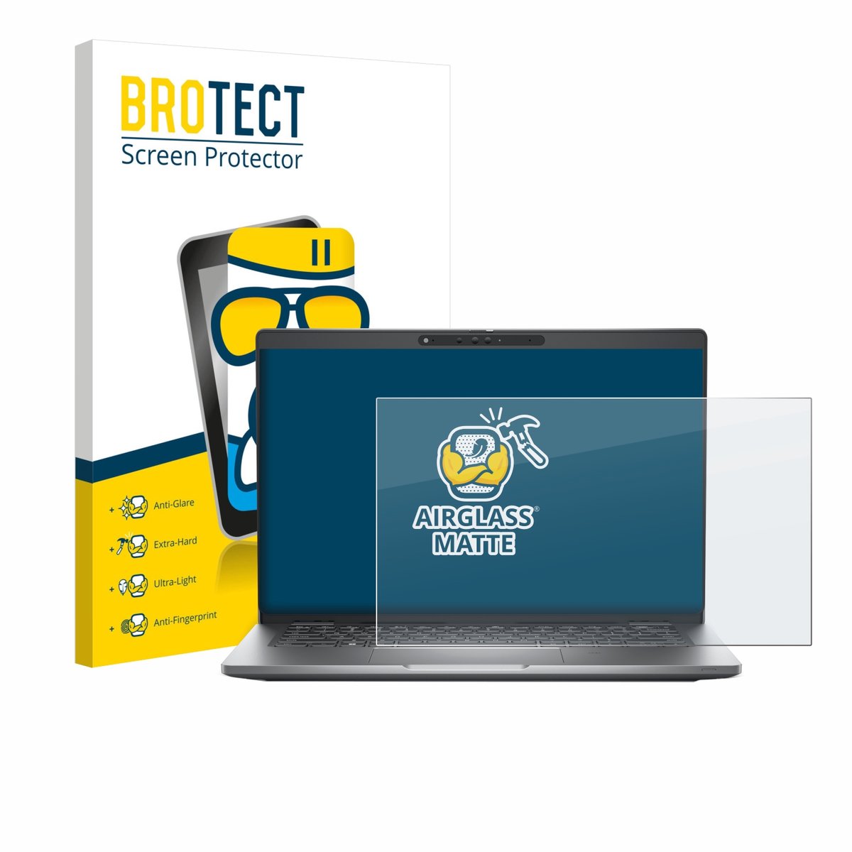 BROTECT - Screenprotector voor Dell Latitude 5330 - Folie Beschermfolie Beschermglas matte