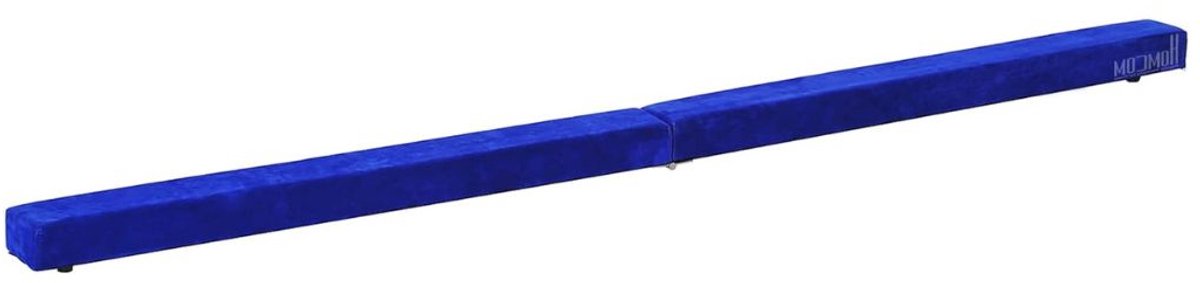 REN® Turnbalk voor Thuis - Evenwichtsbalk Met Schuimstoflaag - Balanstrainer -Blauw - 210cm x 10cm x 7cm