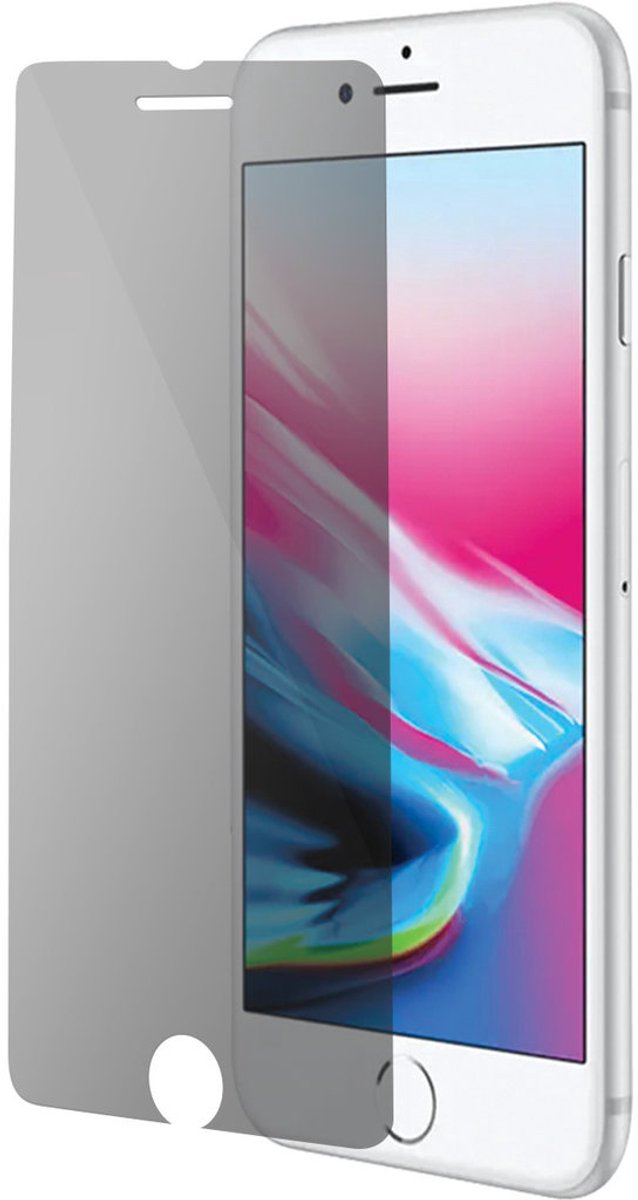 Mobiparts Screenprotector geschikt voor Apple iPhone 8 Glazen | Mobiparts Screenprotector Privacy - Case Friendly