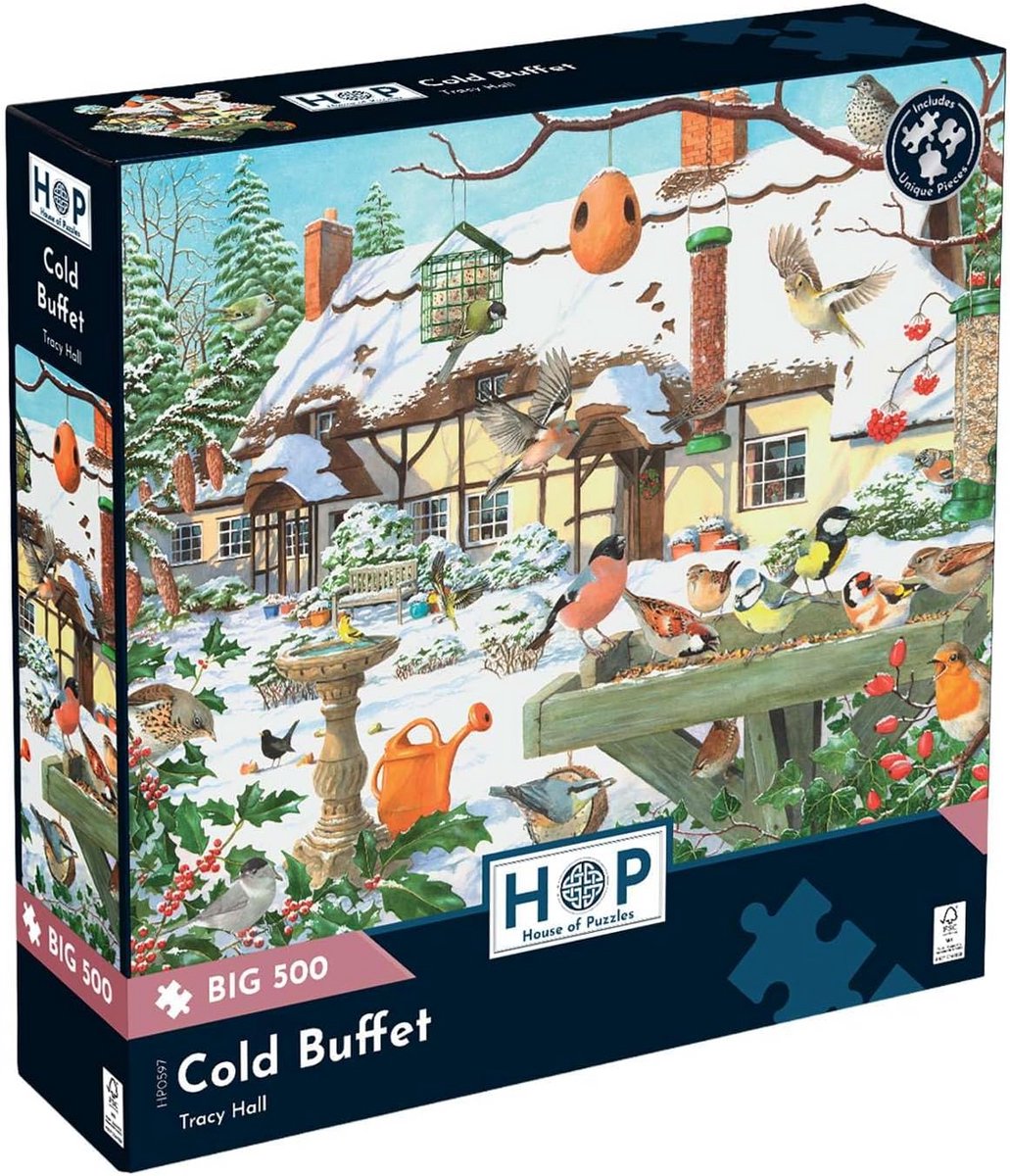 500 Delige Legpuzzel - Koud Buffet - Uitdagend Puzzelplezier
