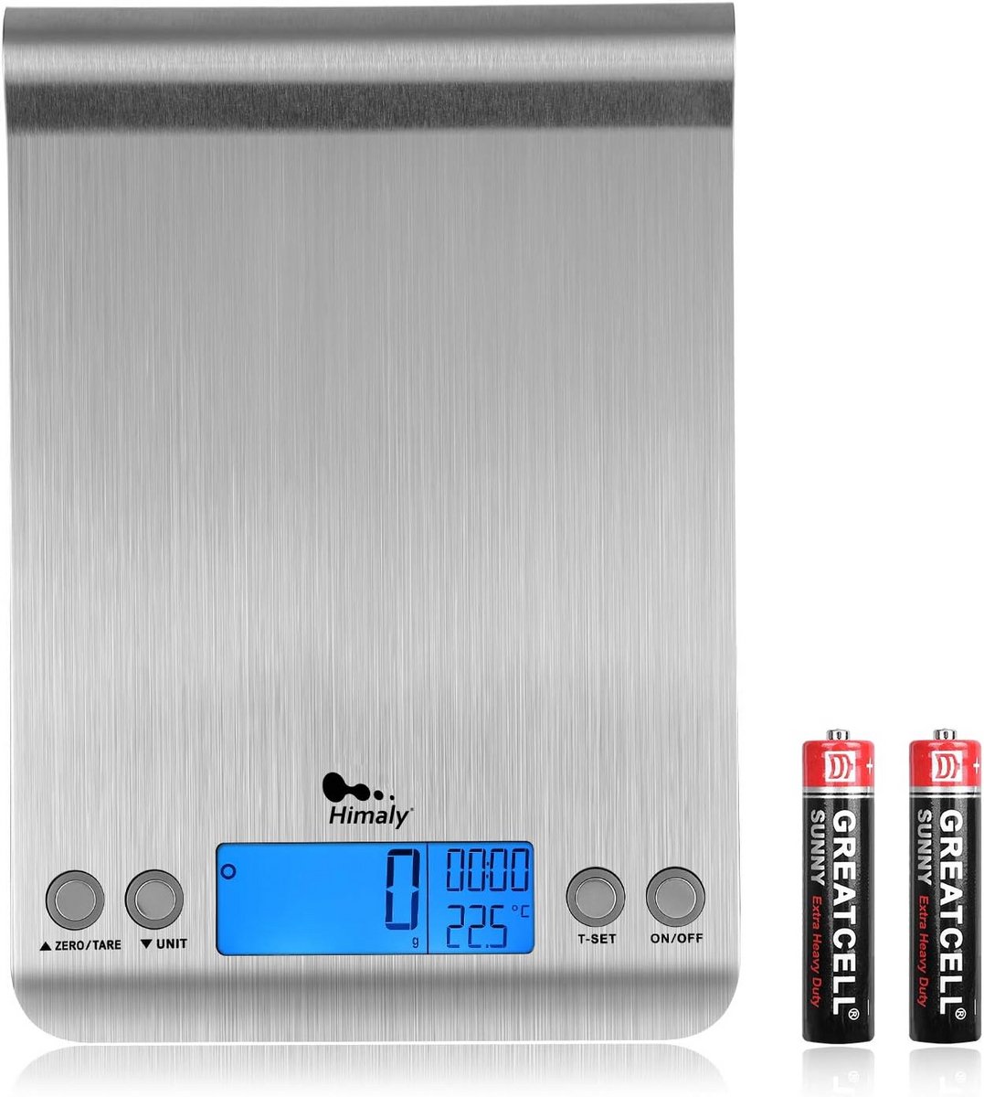 Digitale Keukenweegschaal met Timer en Weegschaal tot 5 kg