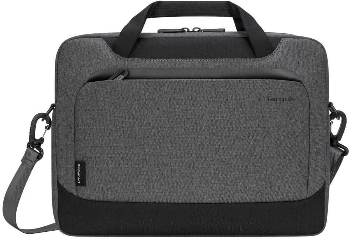 Slanke Laptoptas 15,6 inch Eco-vriendelijk met Schouderriem en Trolleyband
