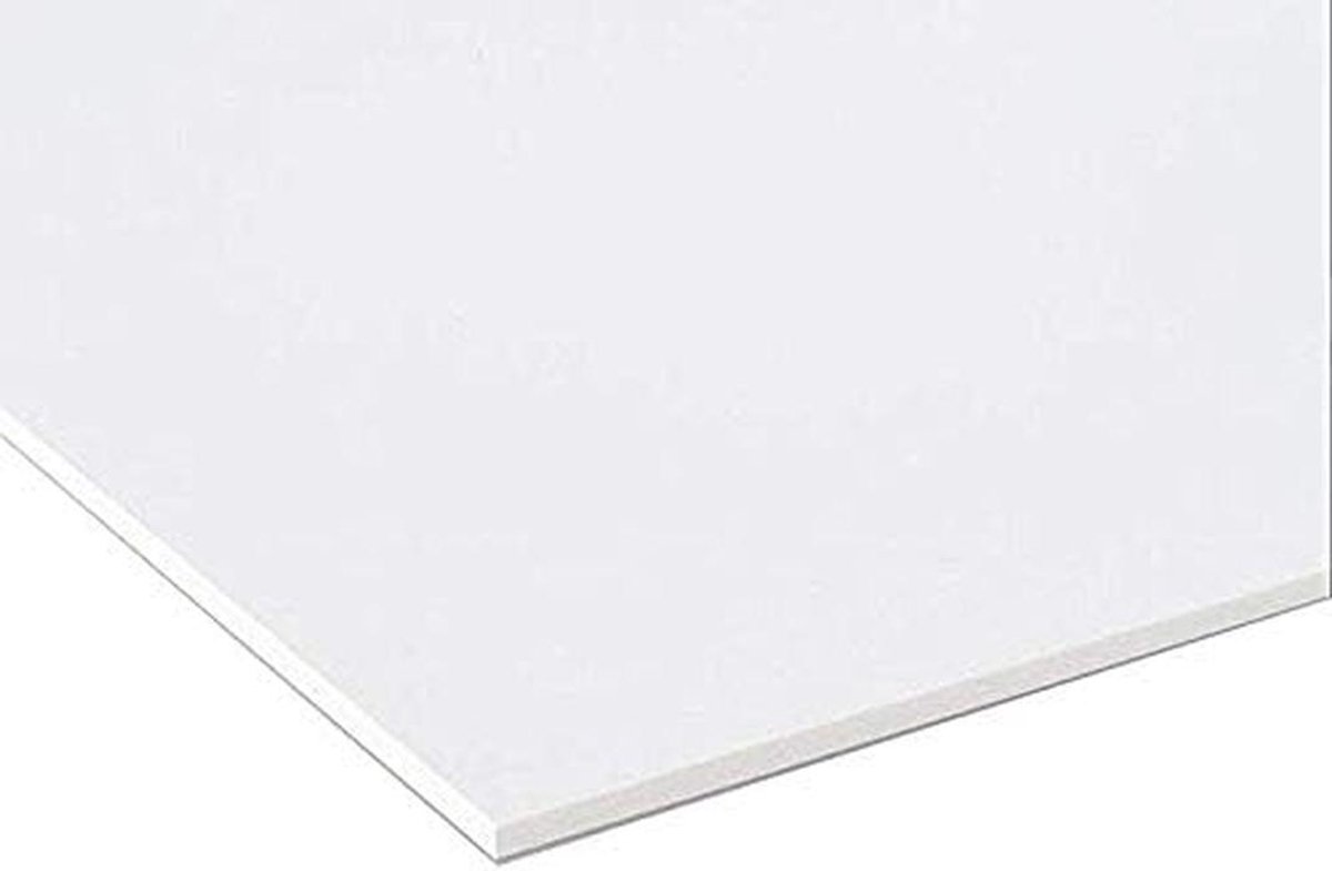 PVC Schuimplaat Wit 5 mm Dikte 100x150 cm - Vochtbestendig en Veelzijdig