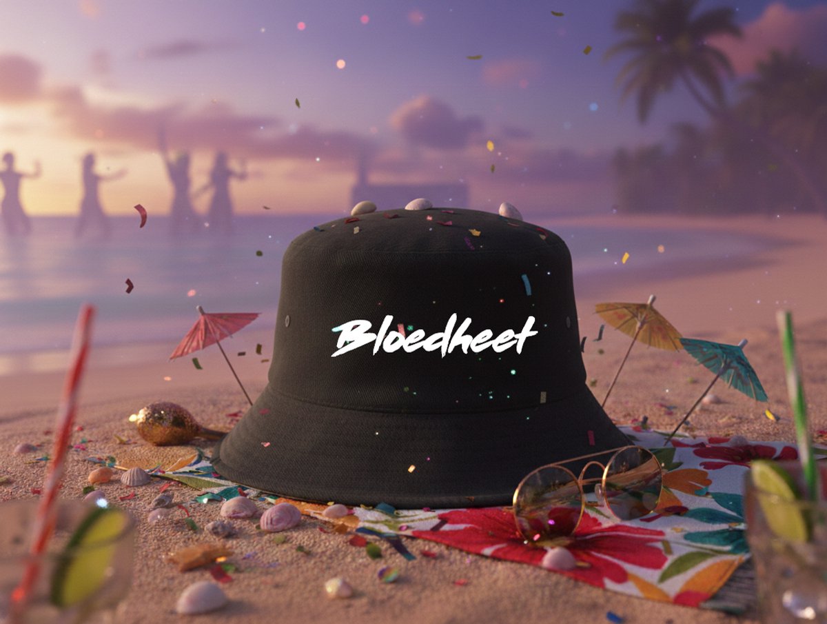 Bloedheet Bucket Hat | Black | Maat M