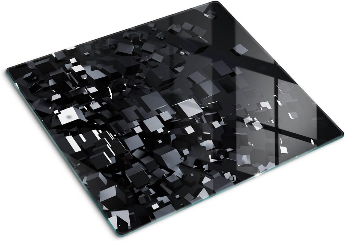 Snijplank Gehard Glas 60x52 cm Achterwand Spatwand Abstractie 3D