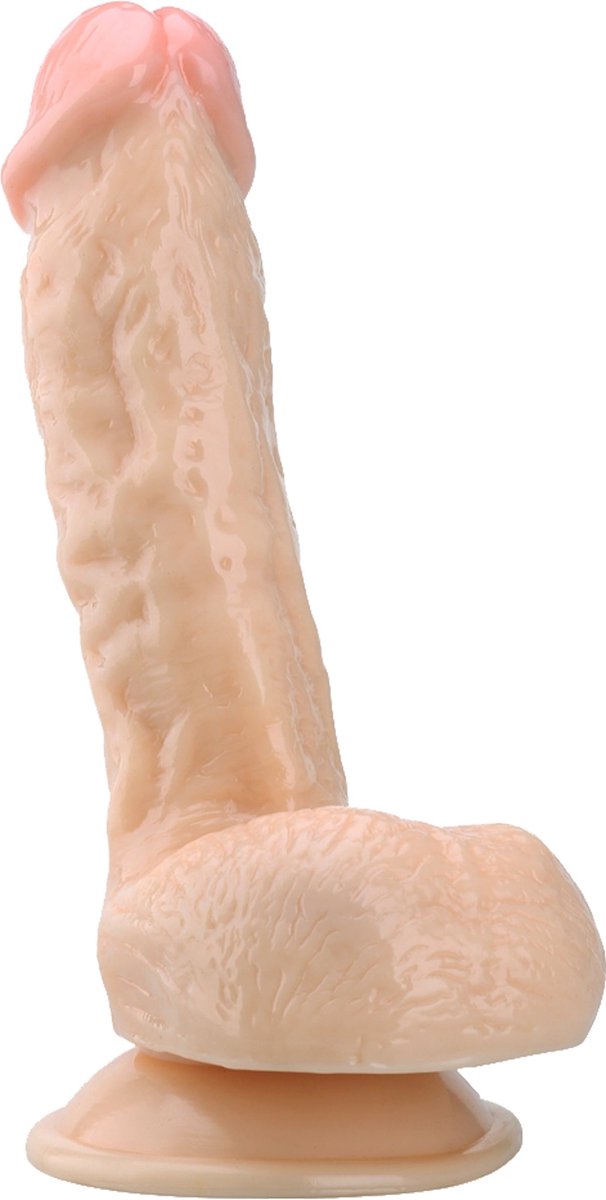 Deep Desire - Dildo - PVC - 21.5 cm - Lichte Huidskleur